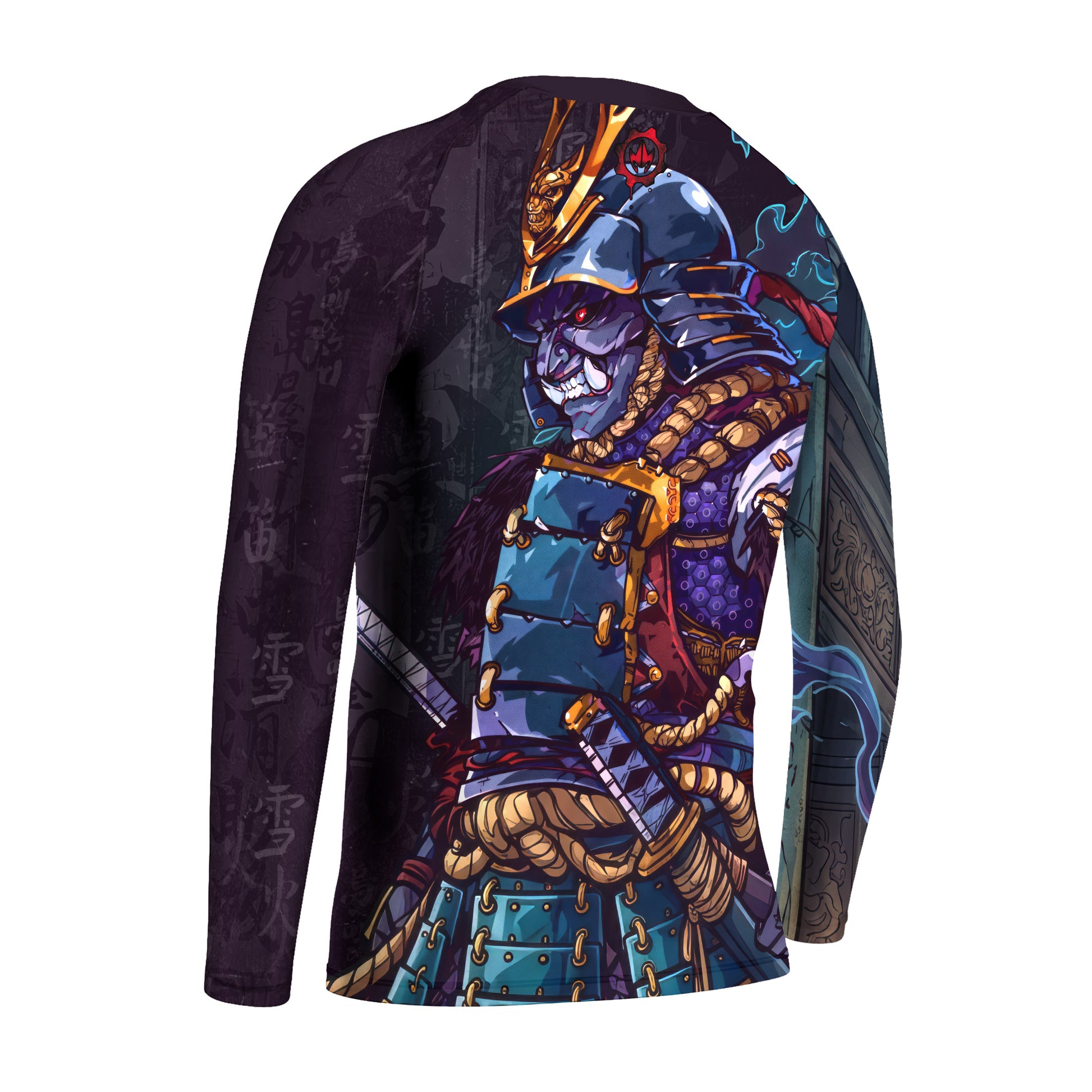 Hell Demon Samurai Kids Rash Guard