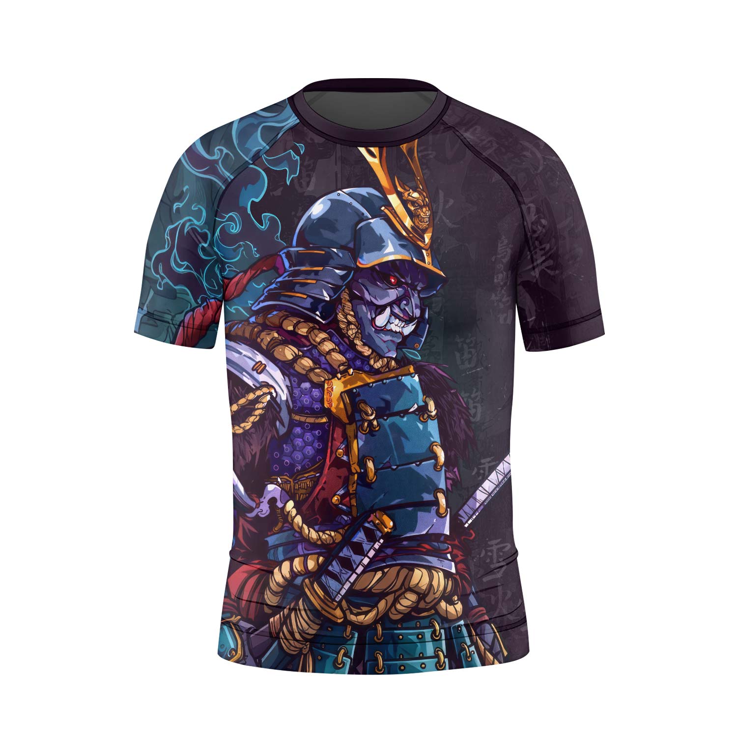Hell Demon Samurai Kids Rash Guard