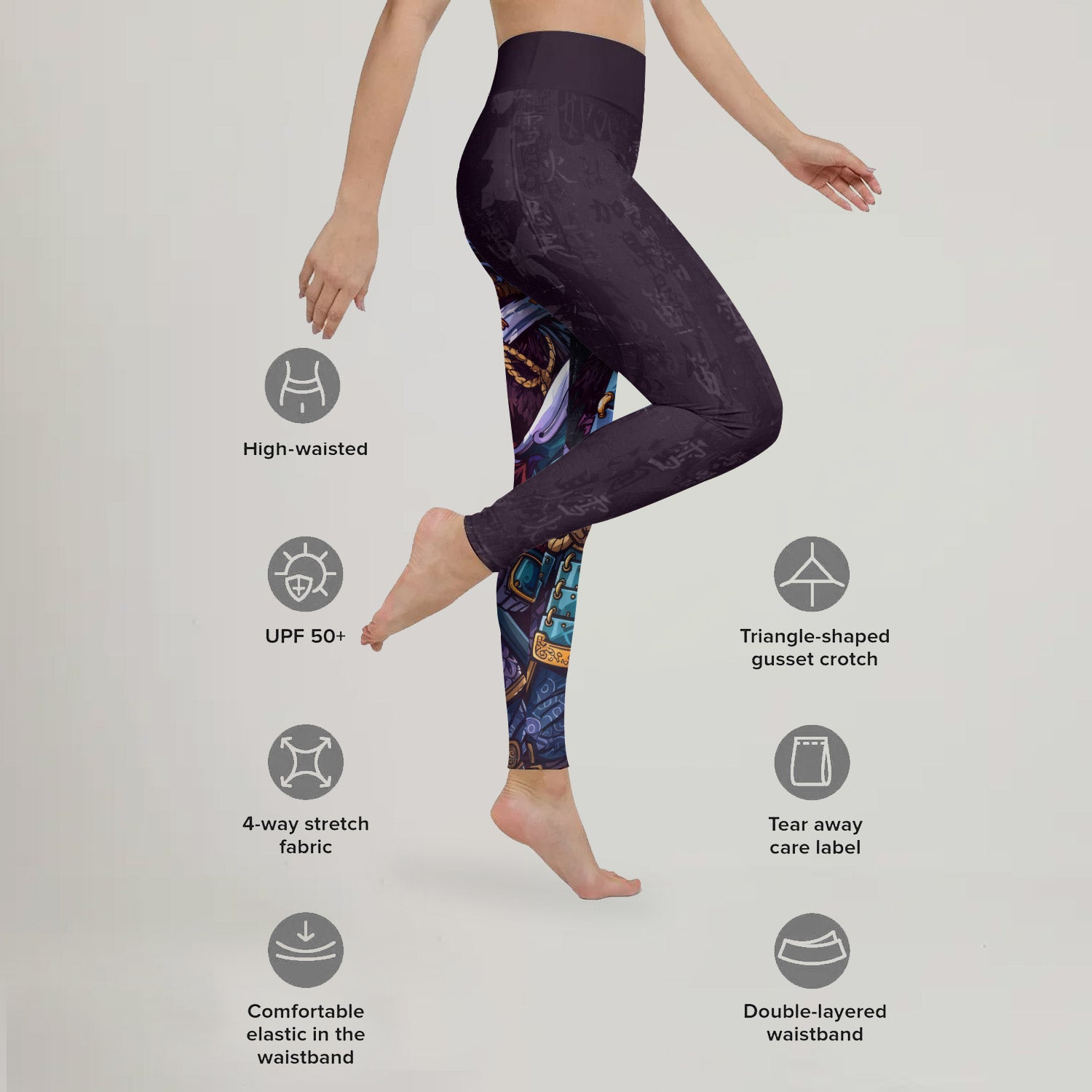 Hell Demon Samurai Leggings