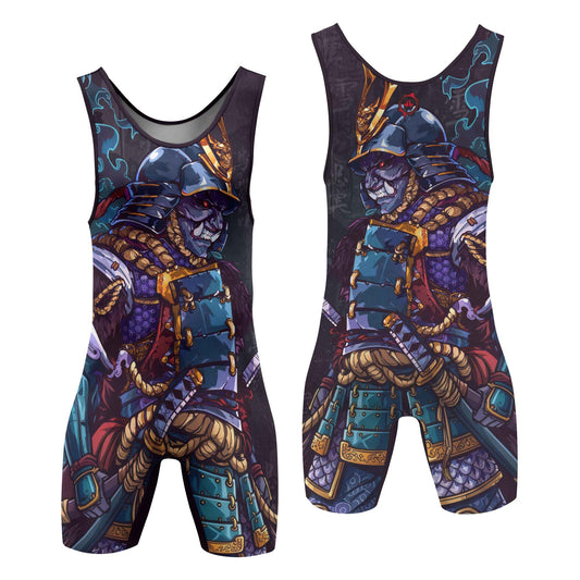 Hell Demon Samurai Wrestling Singlets