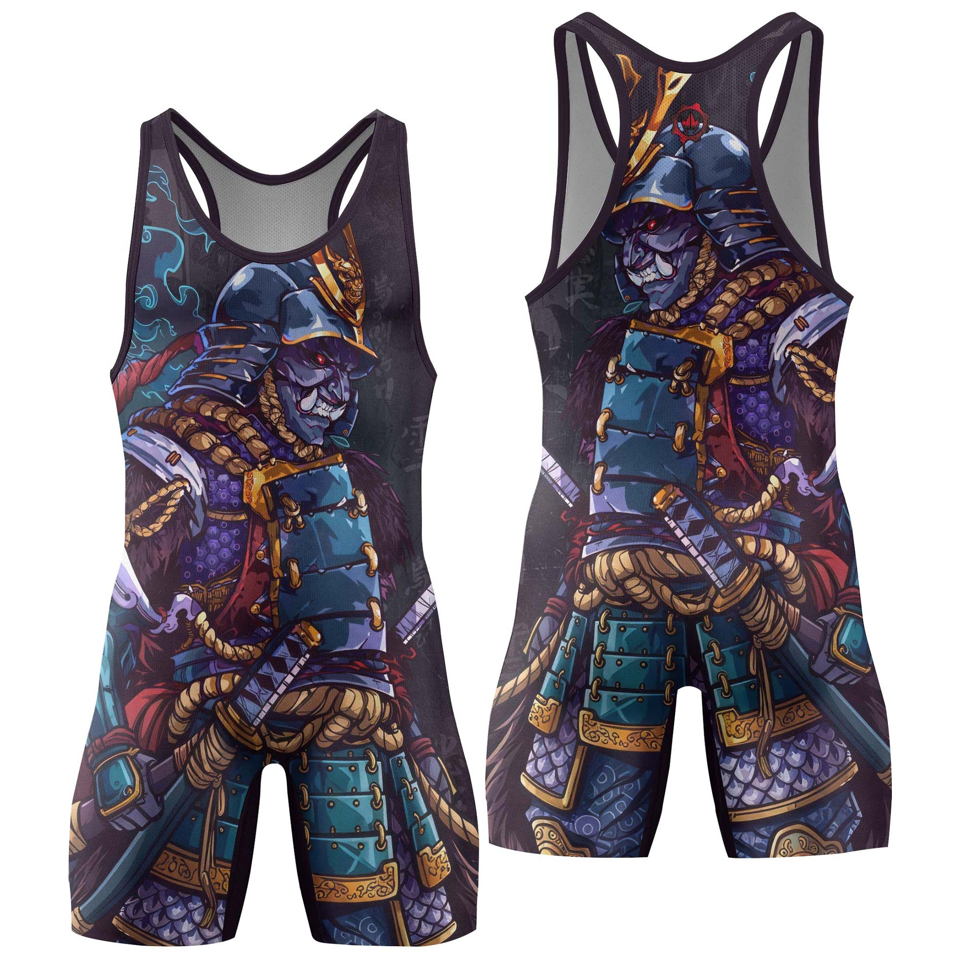 Hell Demon Samurai Wrestling Singlets