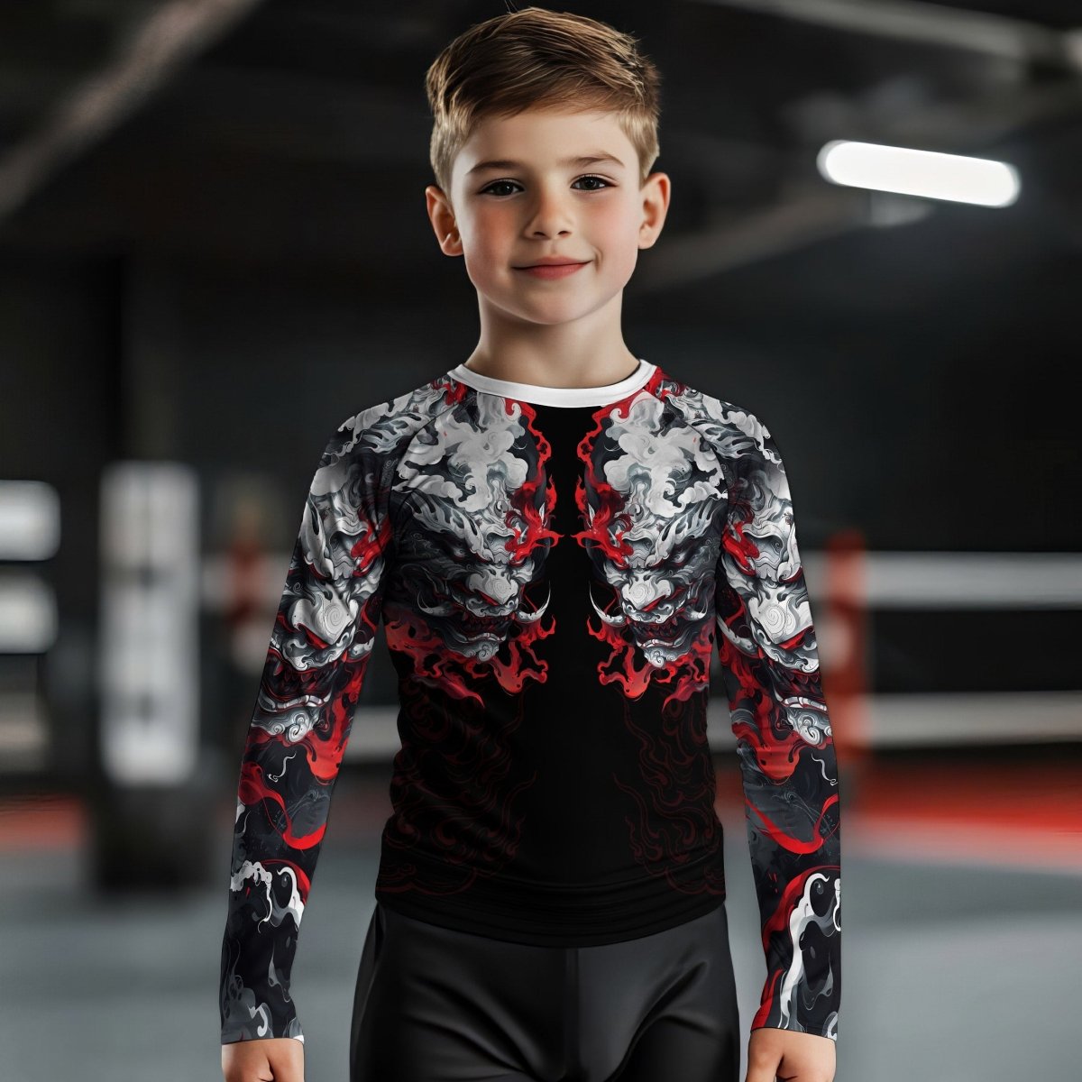 Hellstorm Demon Kids Rash Guard - BattleFitGear