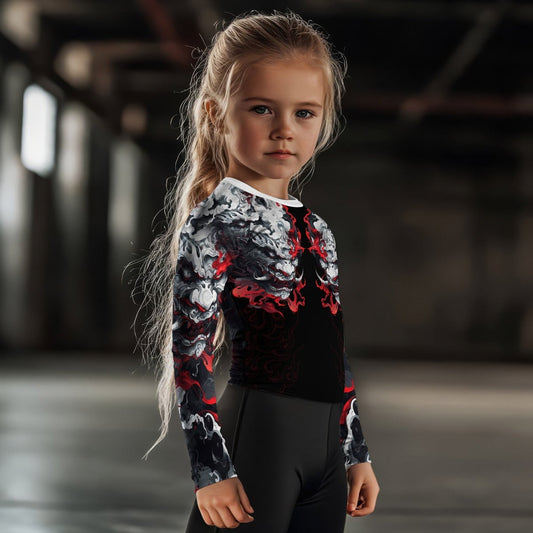 Hellstorm Demon Kids Rash Guard - BattleFitGear