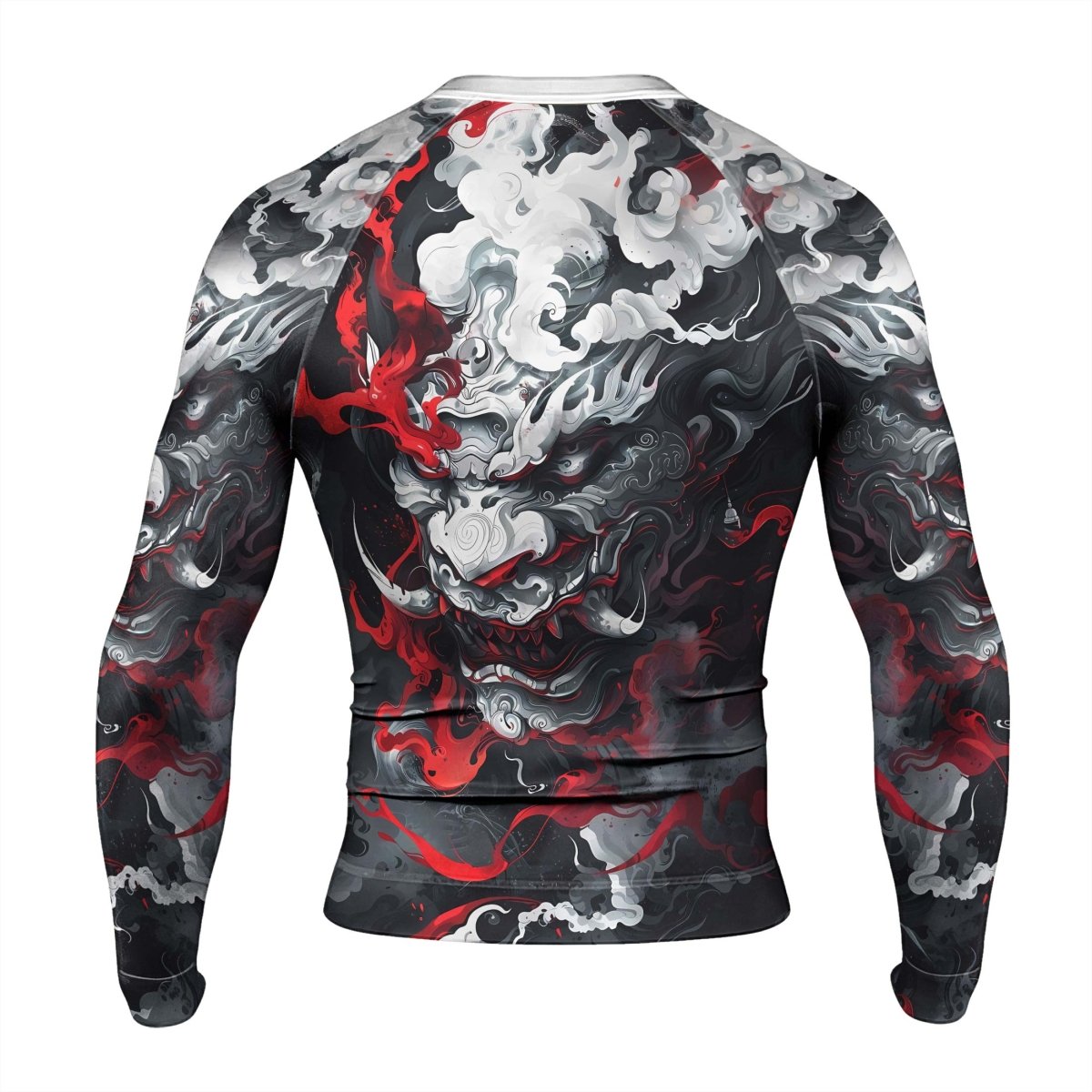 Hellstorm Demon Men's Long Sleeve Rash Guard - BattleFitGear