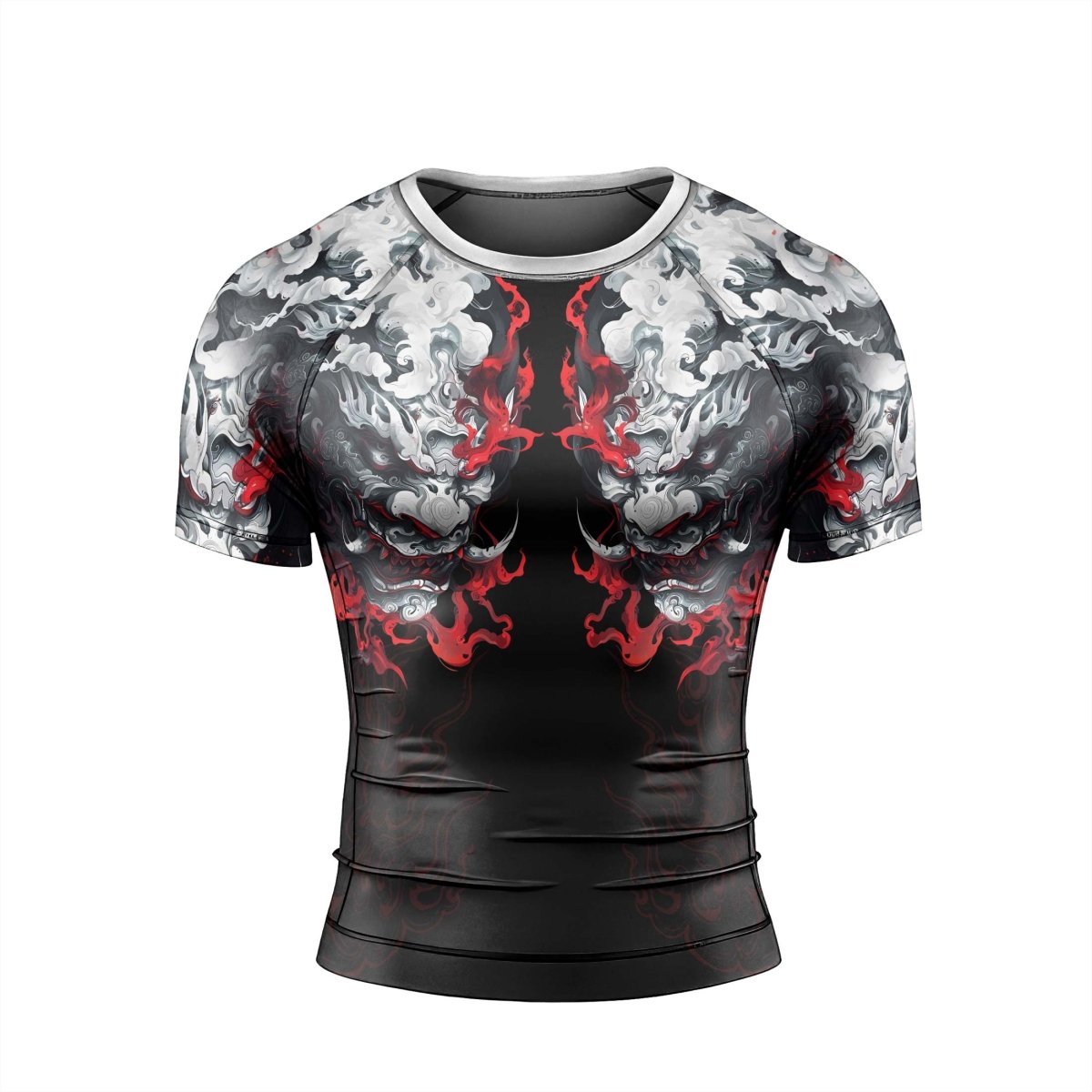 Hellstorm Demon Men's Short Sleeve Rash Guard - BattleFitGear