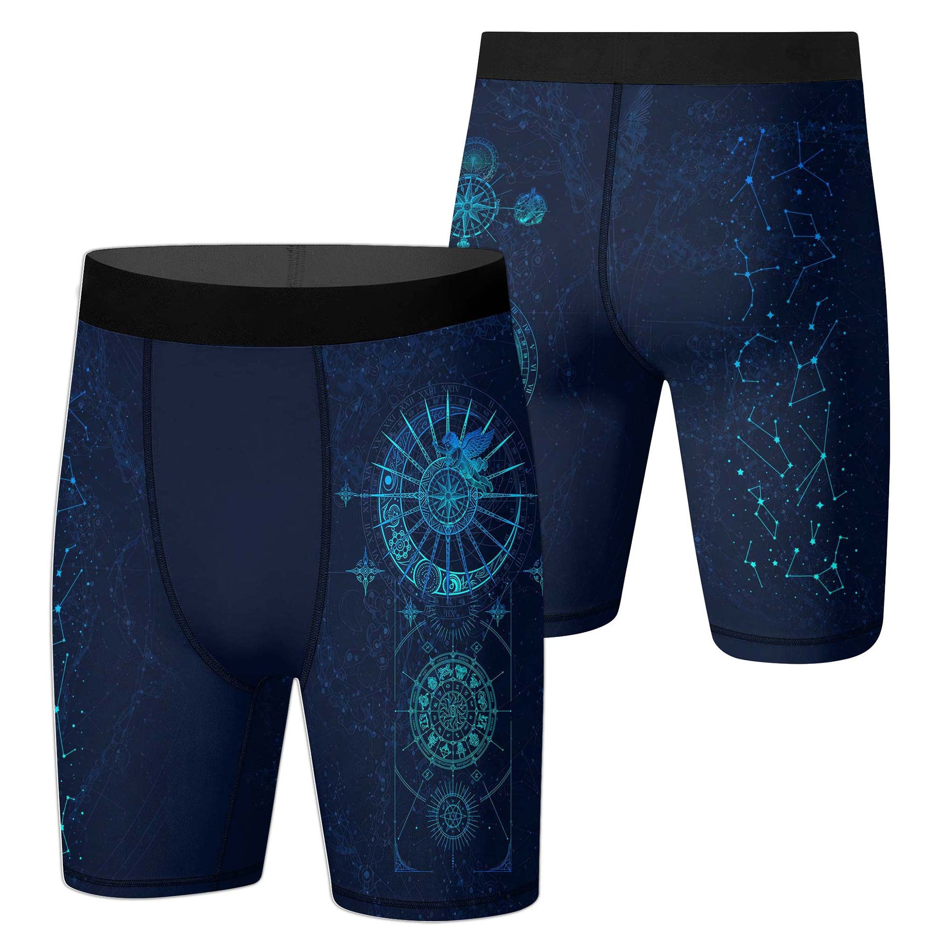 Horoscope Galaxy Compression Shorts