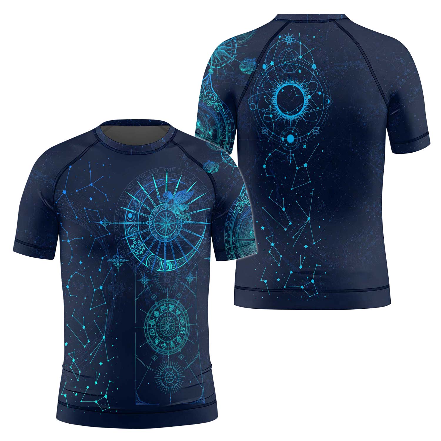 Horoscope Galaxy Kids Rash Guard