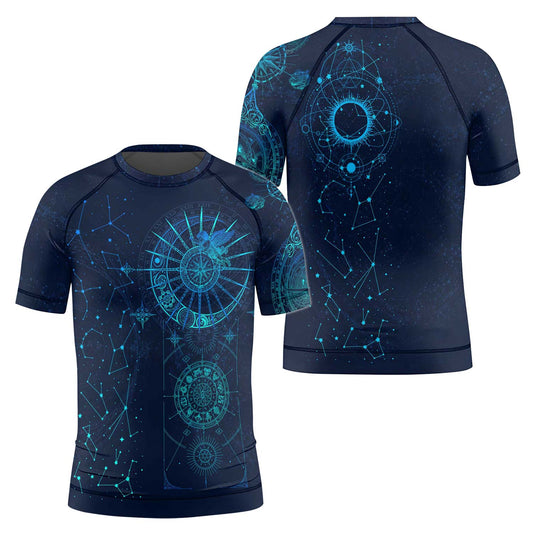 Horoscope Galaxy Kids Rash Guard