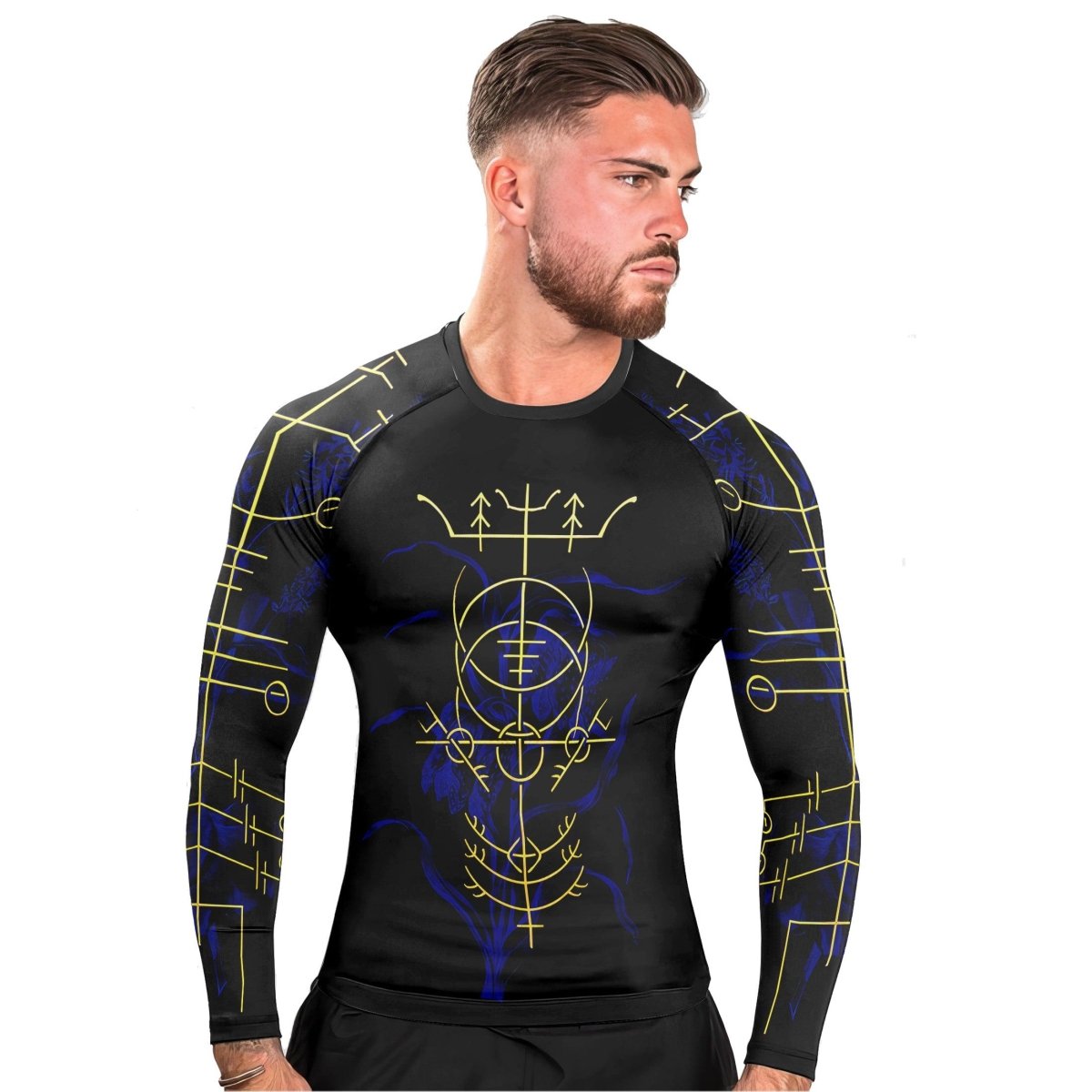 Hulinhjamur Men's Long Sleeve Rash Guard - BattleFitGear