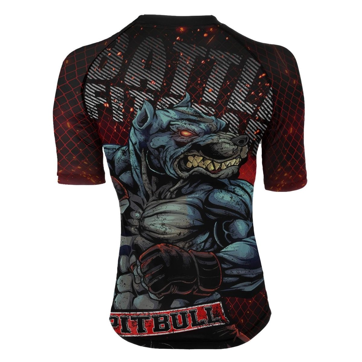 Pitbull Women's Short Sleeve Rash Guard - BattleFitGear