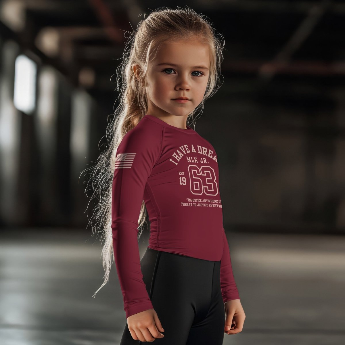 I Have A Dream Kids Rash Guard - BattleFitGear