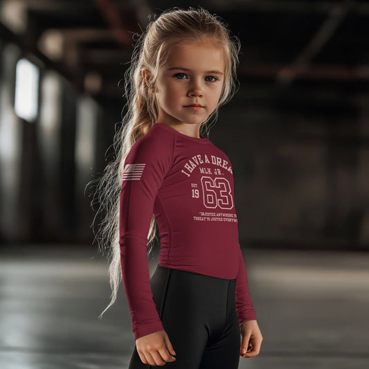 I Have A Dream Kids Rash Guard - BattleFitGear