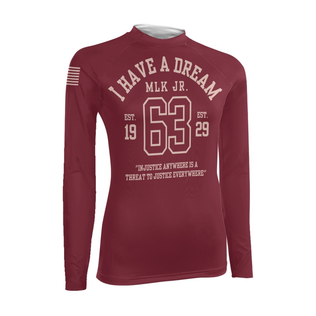 I Have A Dream Women's Long Sleeve Rash Guard - BattleFitGear