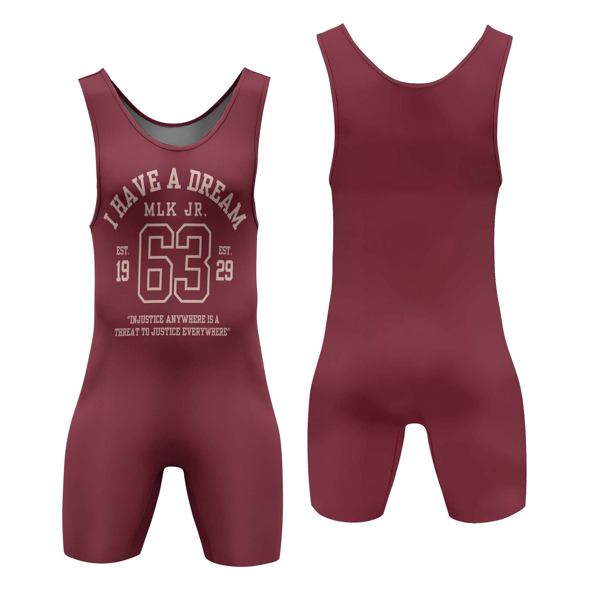 I Have A Dream Wrestling Singlets