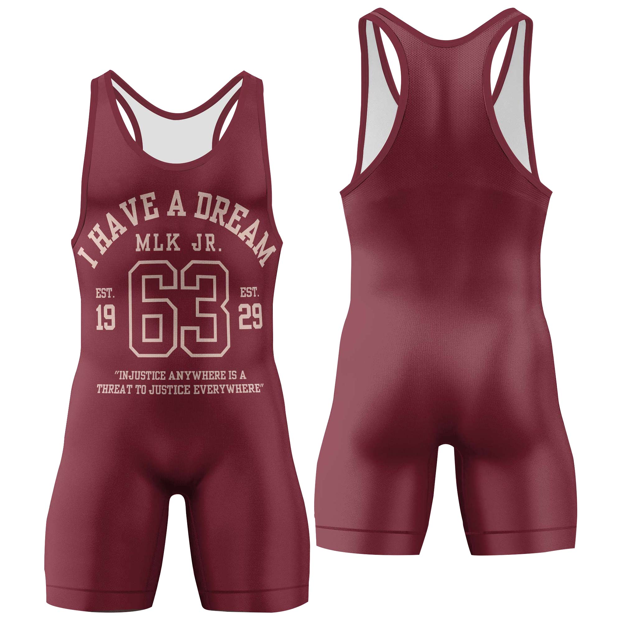 I Have A Dream Wrestling Singlets