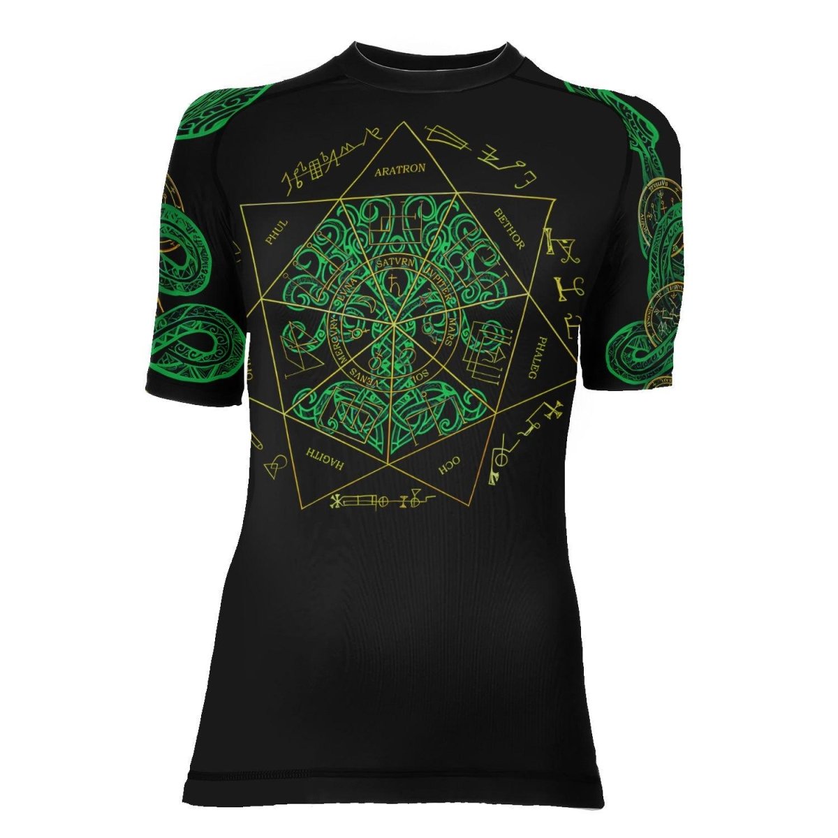 Viking World Tree Women's Short Sleeve Rash Guard - BattleFitGear