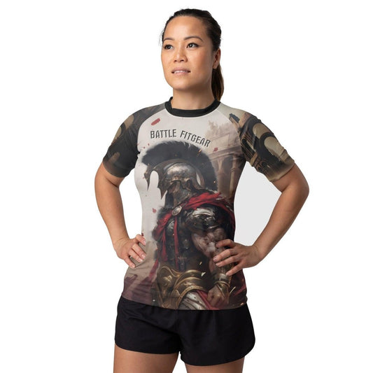 Gladiator Women's Short Sleeve Rash Guard - BattleFitGear