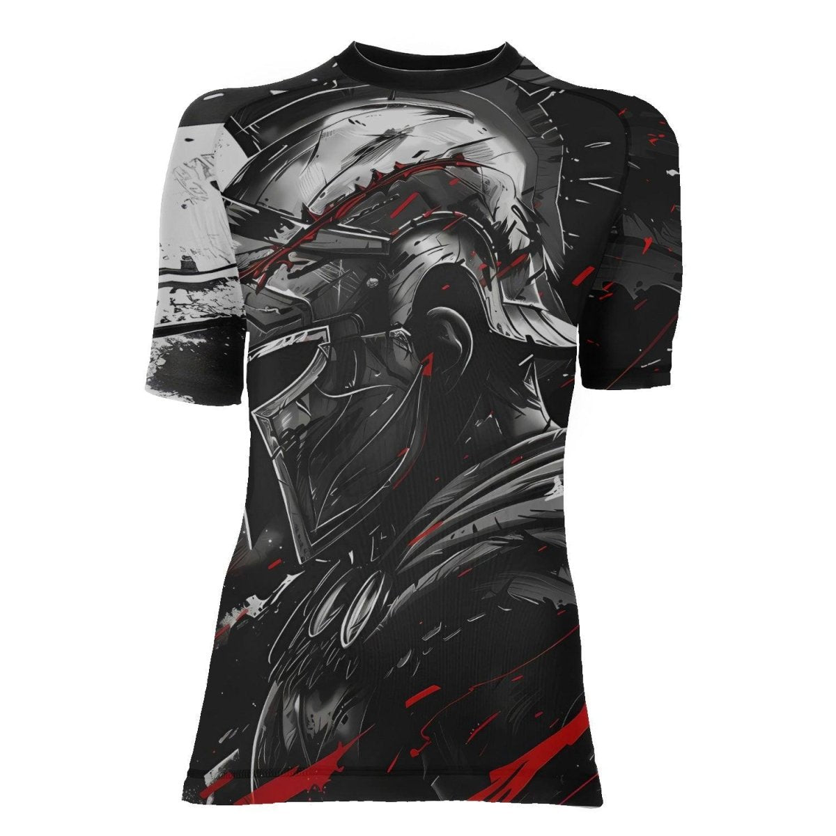 Spartan Warrior Soul Women's Short Sleeve Rash Guard - BattleFitGear