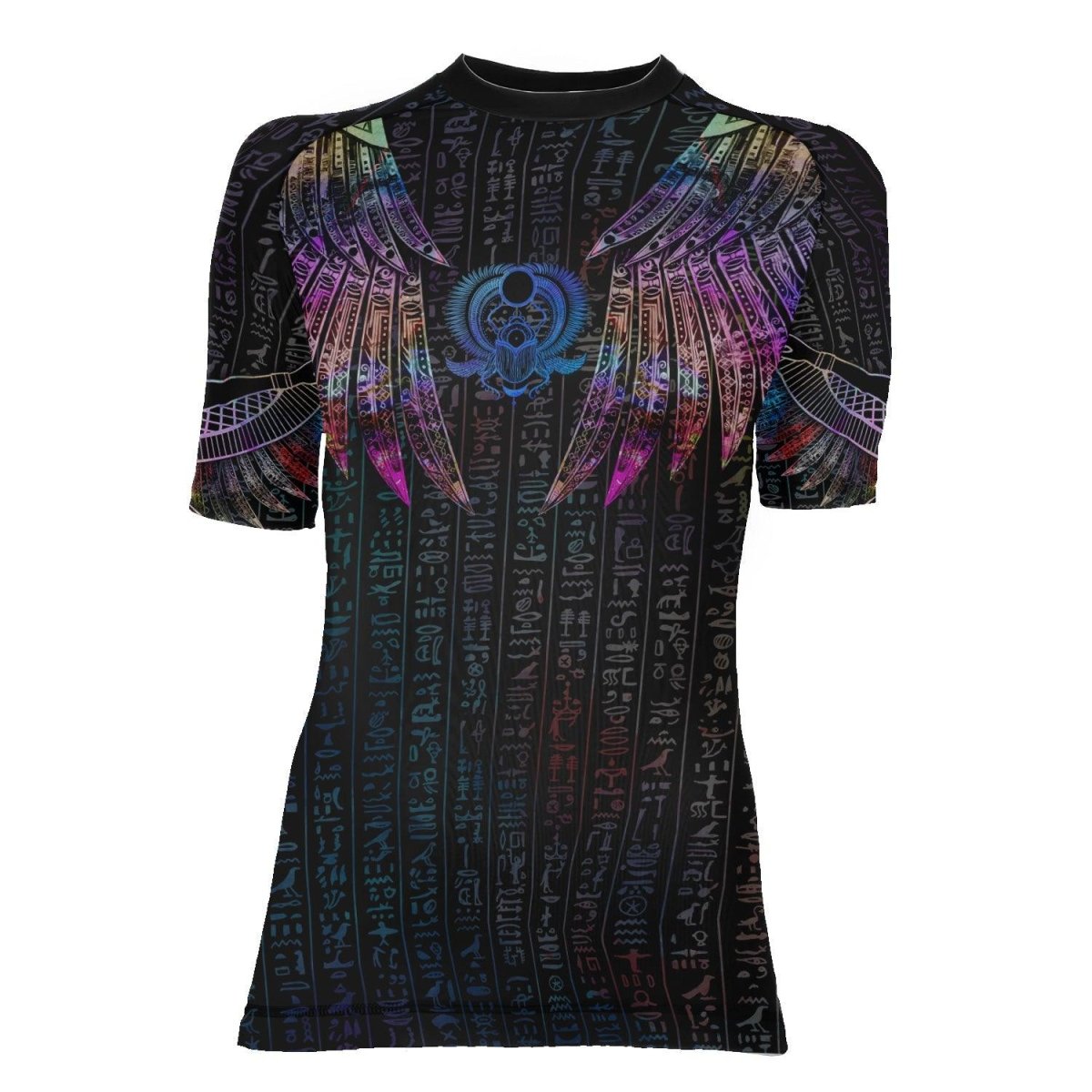 Goddess Of Motherly Love Aset Women's Short Sleeve Rash Guard - BattleFitGear