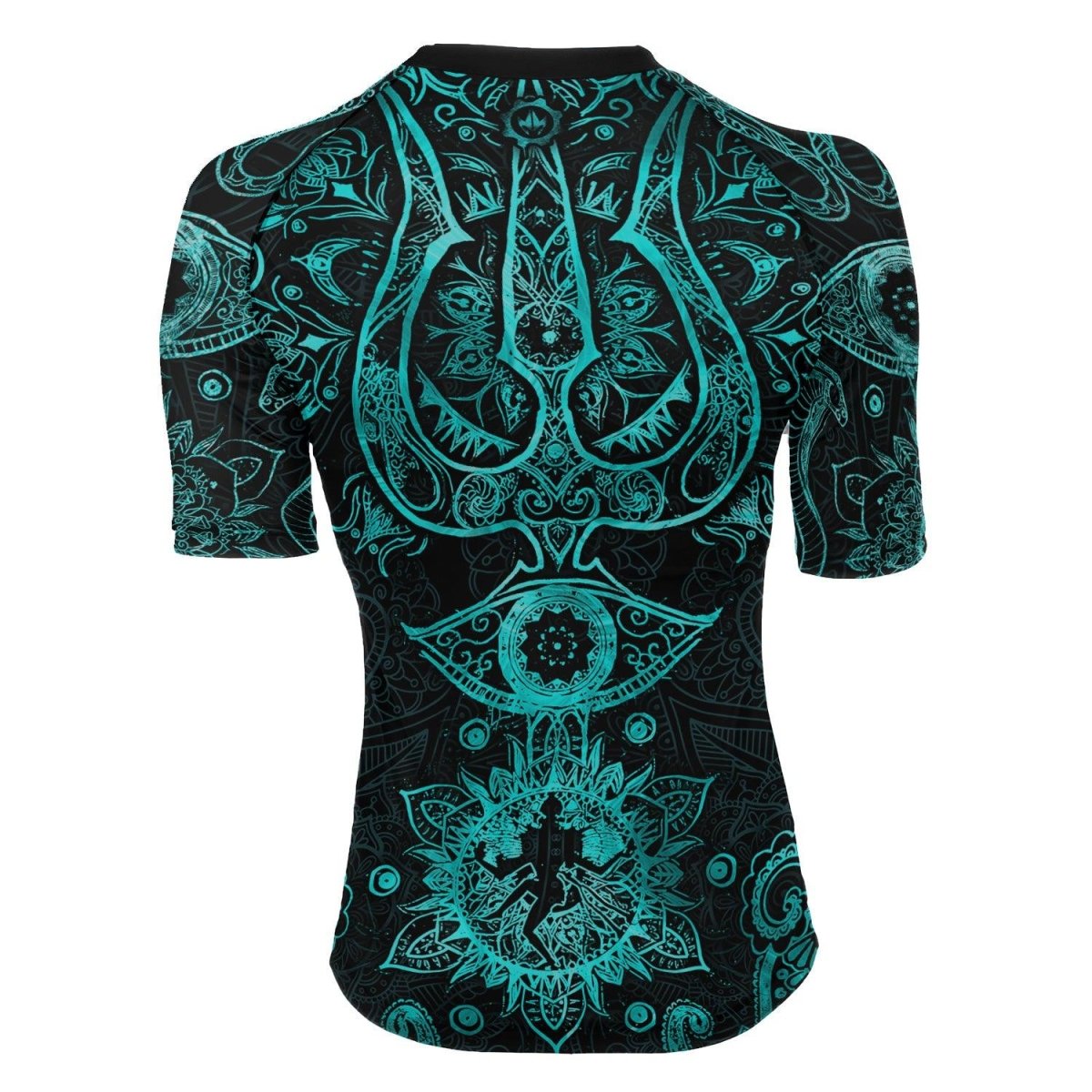 Snake King Vasuki Women's Short Sleeve Rash Guard - BattleFitGear