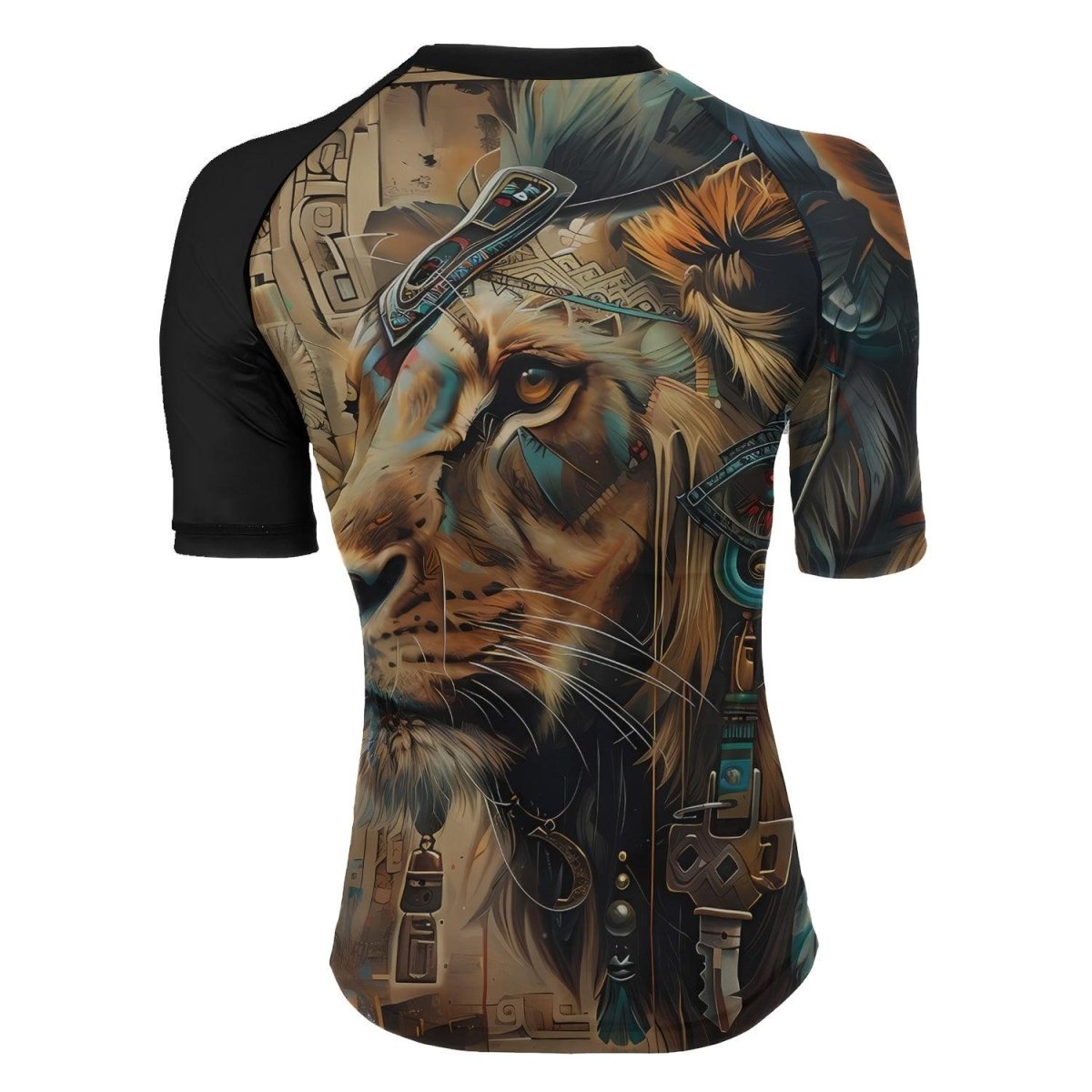 Acient Lion Women's Short Sleeve Rash Guard - BattleFitGear