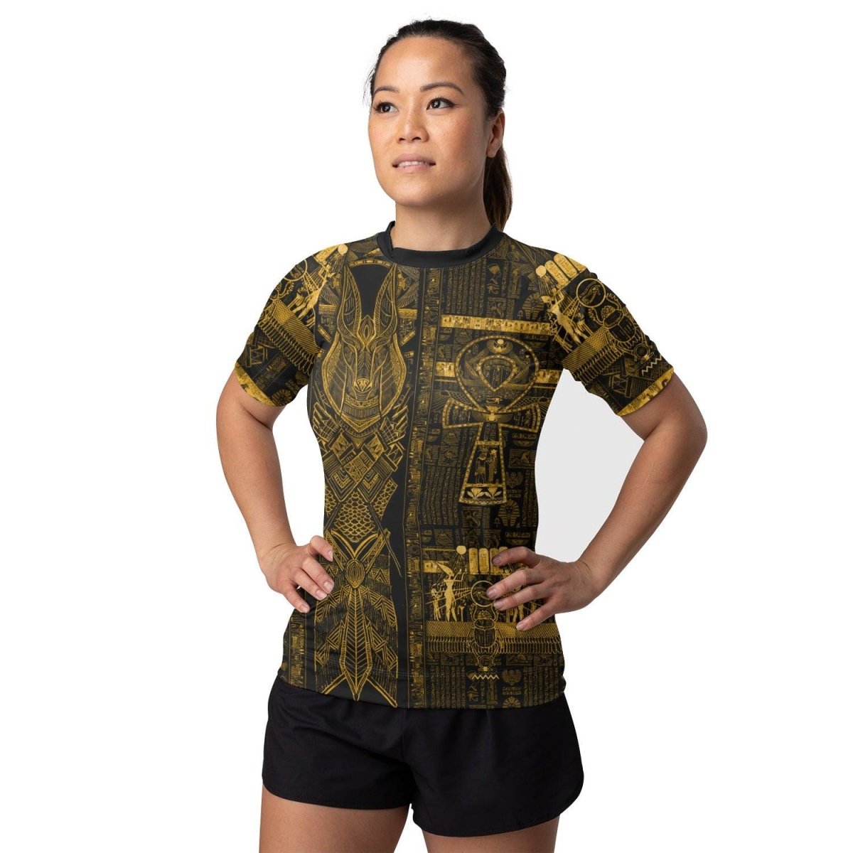 Book Of The Dead - Limited Women's Short Sleeve Rash Guard - BattleFitGear