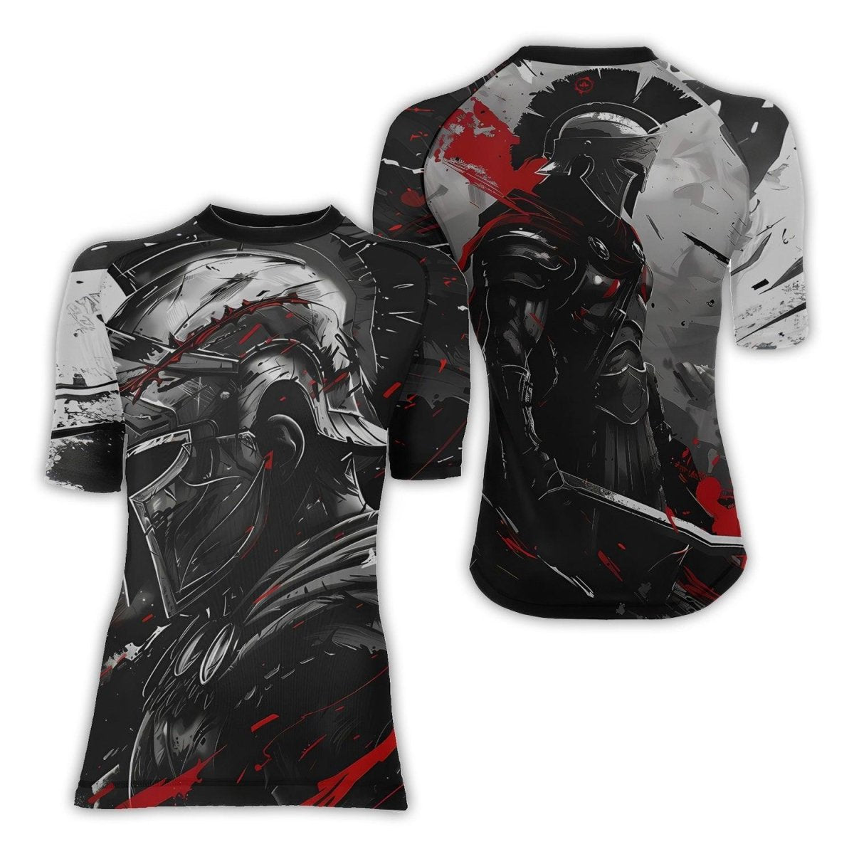 Spartan Warrior Soul Women's Short Sleeve Rash Guard - BattleFitGear