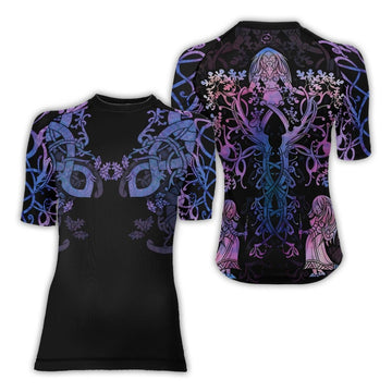 Norns & Nature Women's Short Sleeve Rash Guard - BattleFitGear