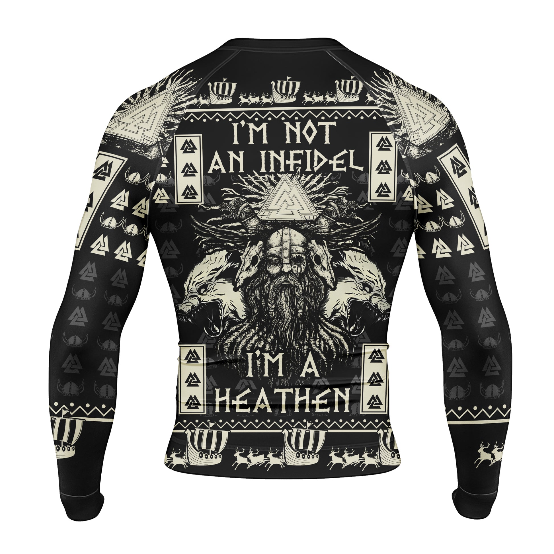 I'm Not An Infidel Men's Long Sleeve Rash Guard
