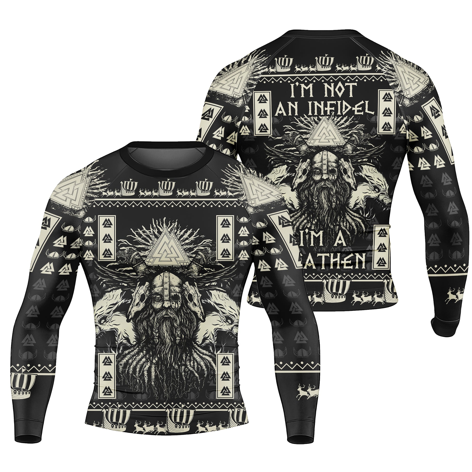 I'm Not An Infidel Men's Long Sleeve Rash Guard