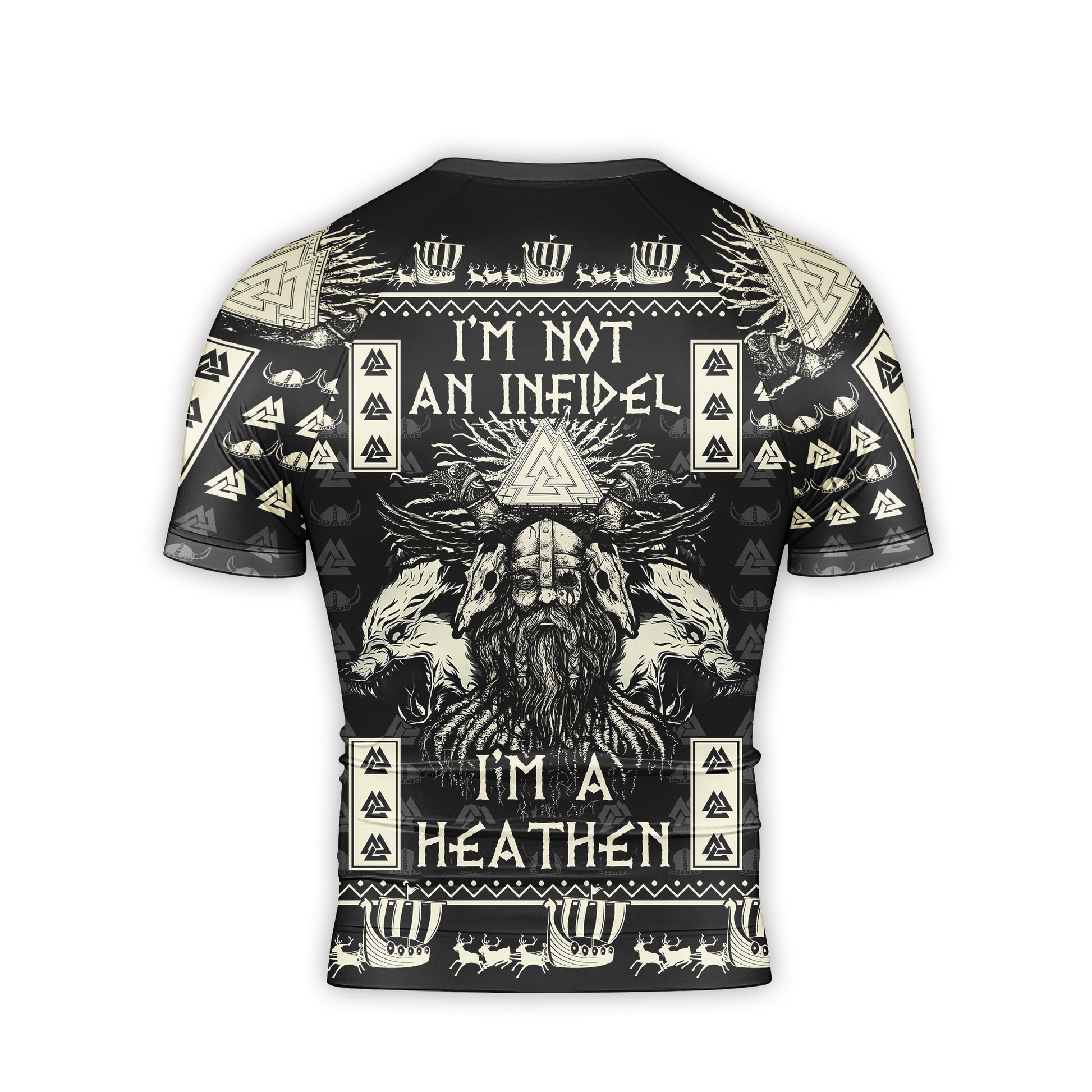 I'm Not An Infidel Men's Short Sleeve Rash Guard
