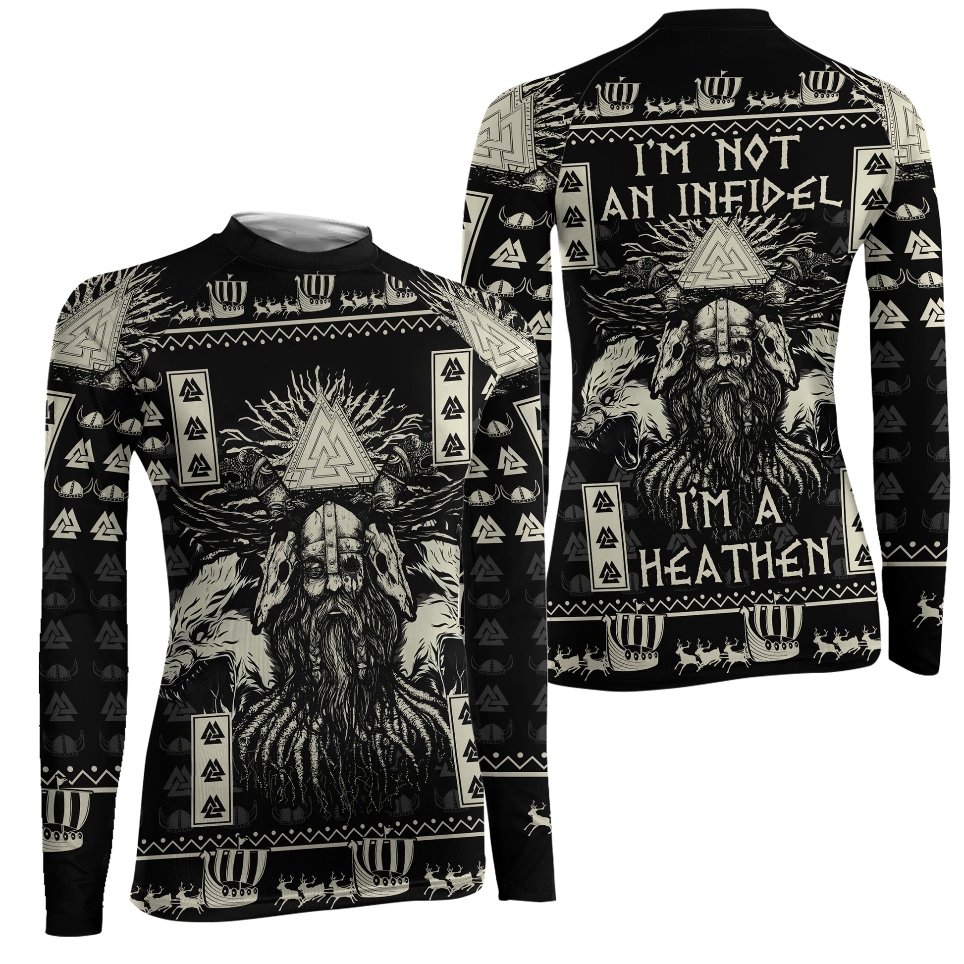 I'm Not An Infidel Women's Long Sleeve Rash Guard