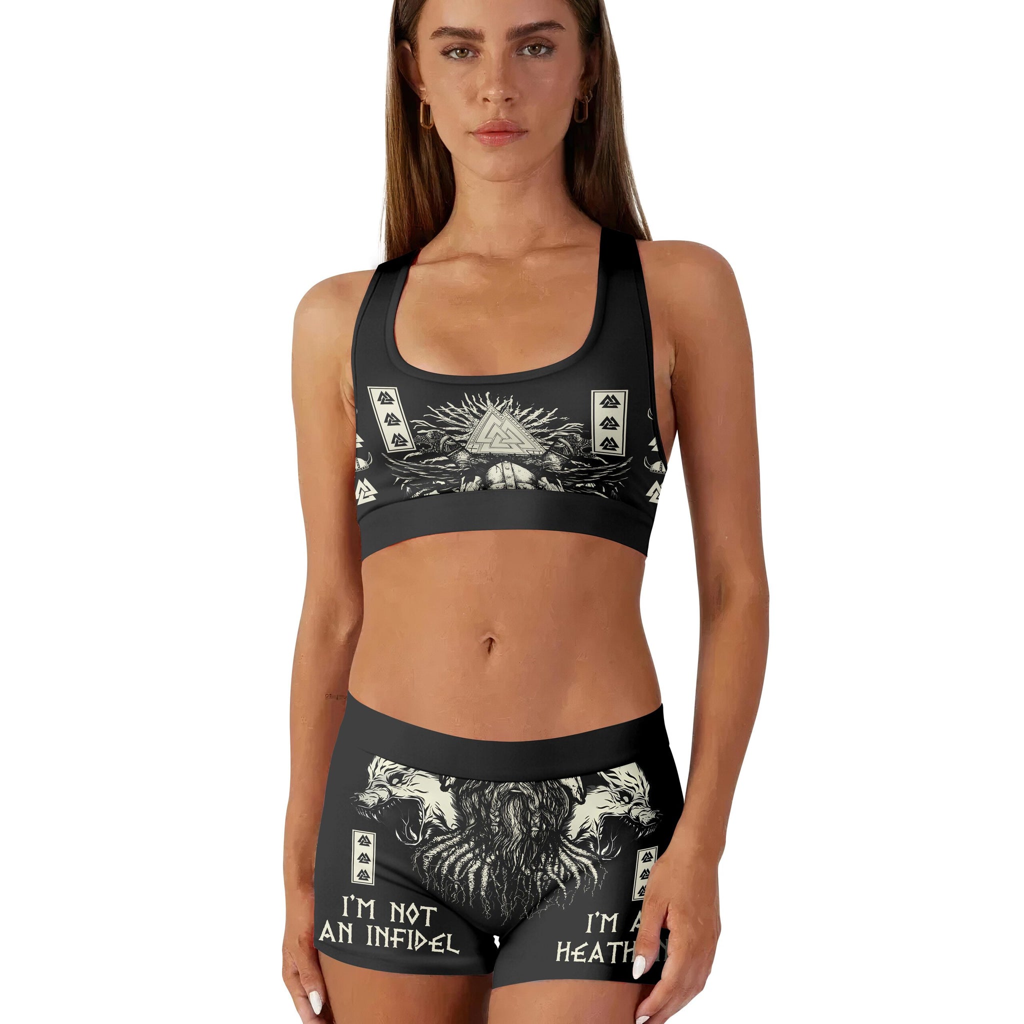 I'm Not An Infidel Women's Padded Sports Bra