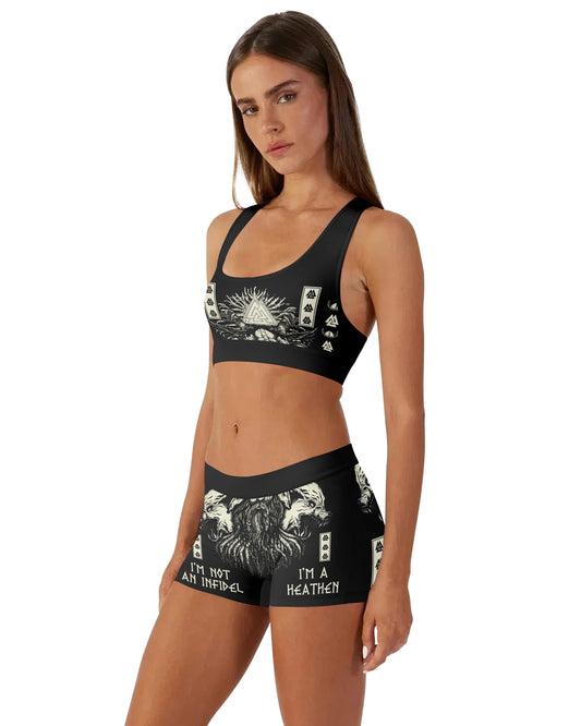 I'm Not An Infidel Women's Padded Sports Bra