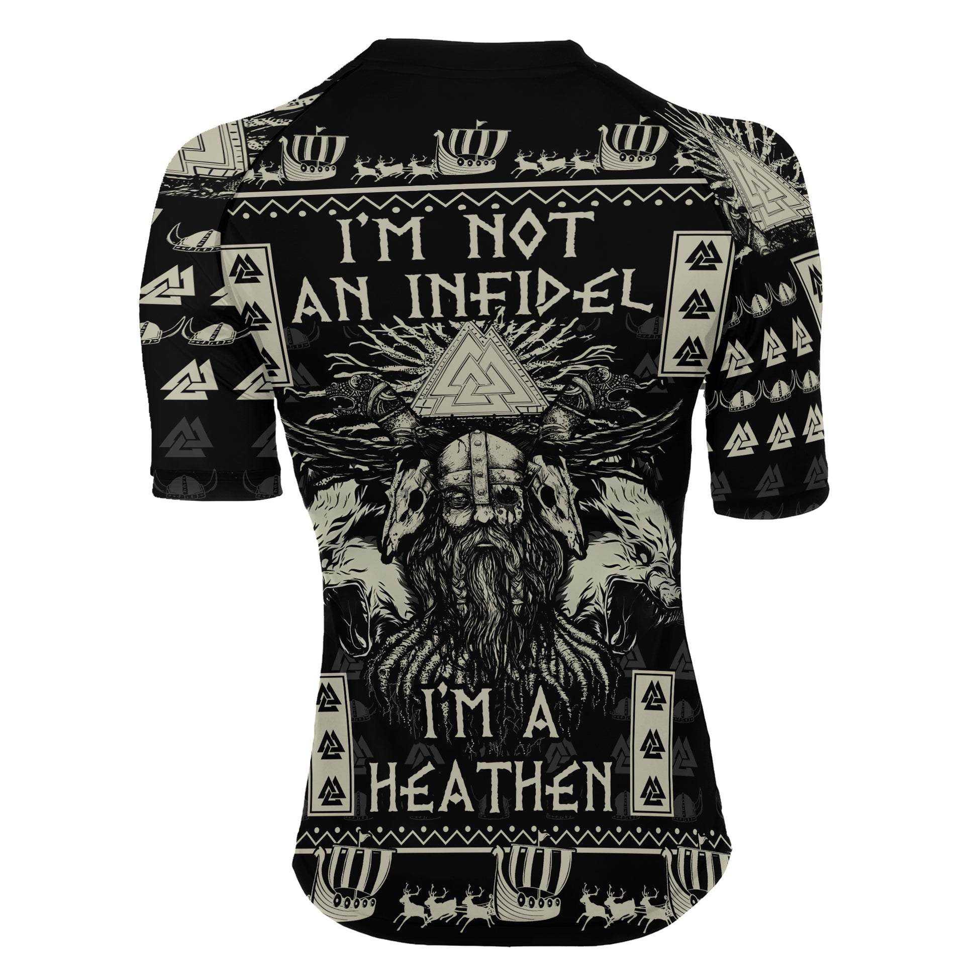 I'm Not An Infidel Women's Short Sleeve Rash Guard
