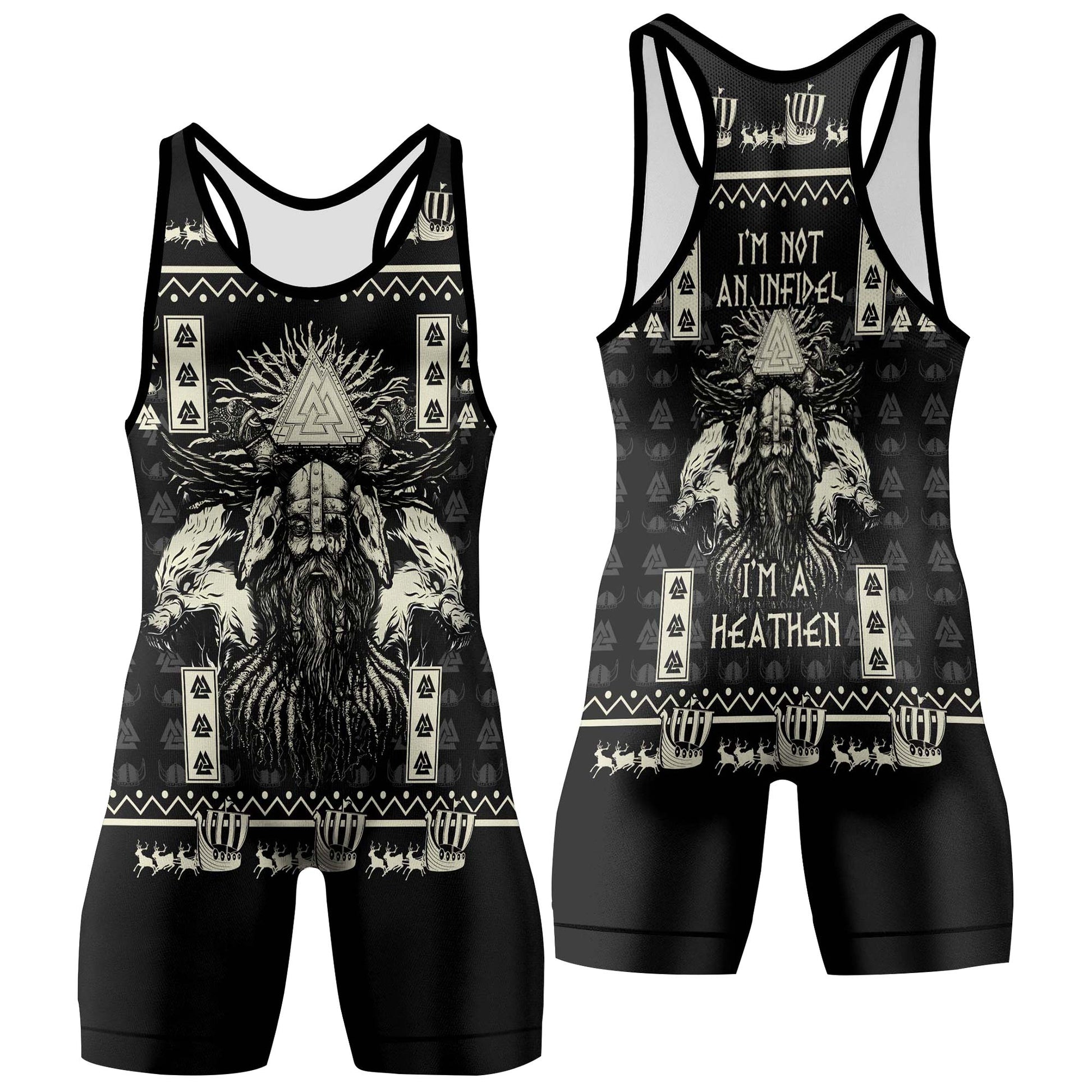 I'm Not An Infidel Wrestling Singlets