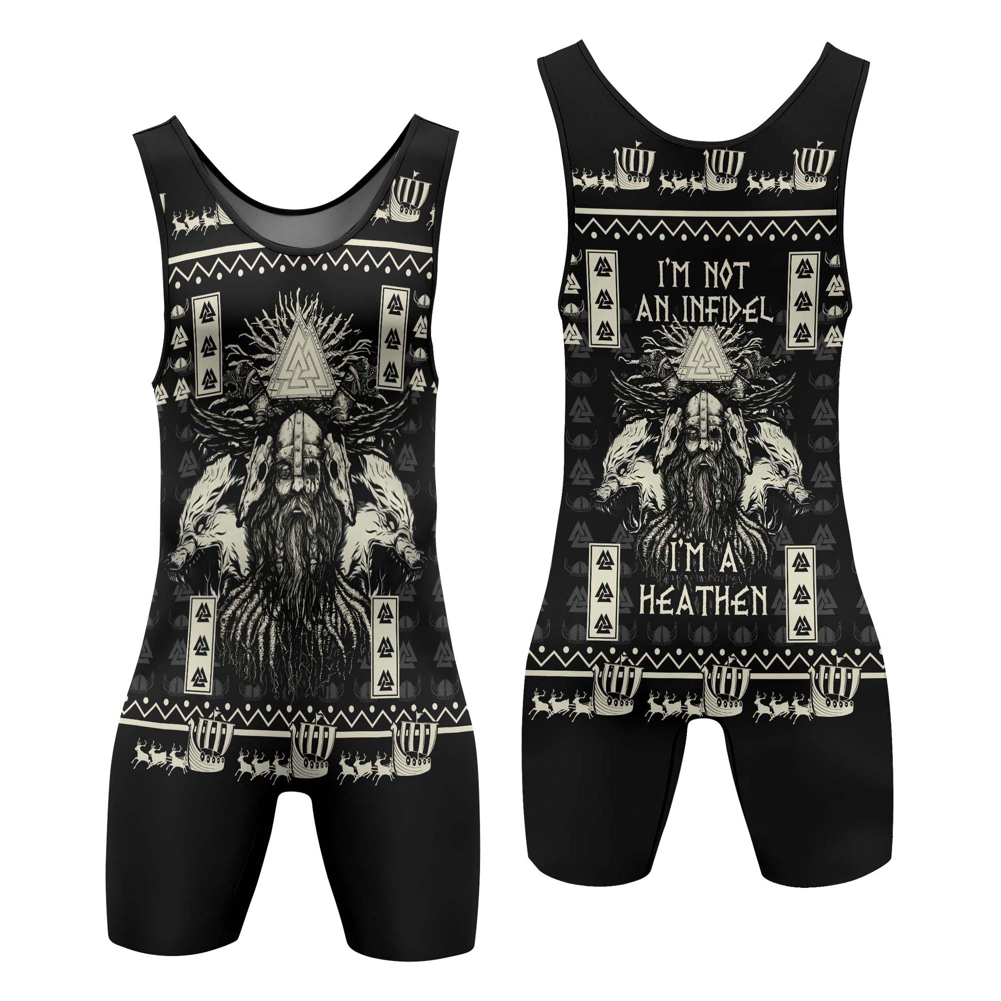 I'm Not An Infidel Wrestling Singlets
