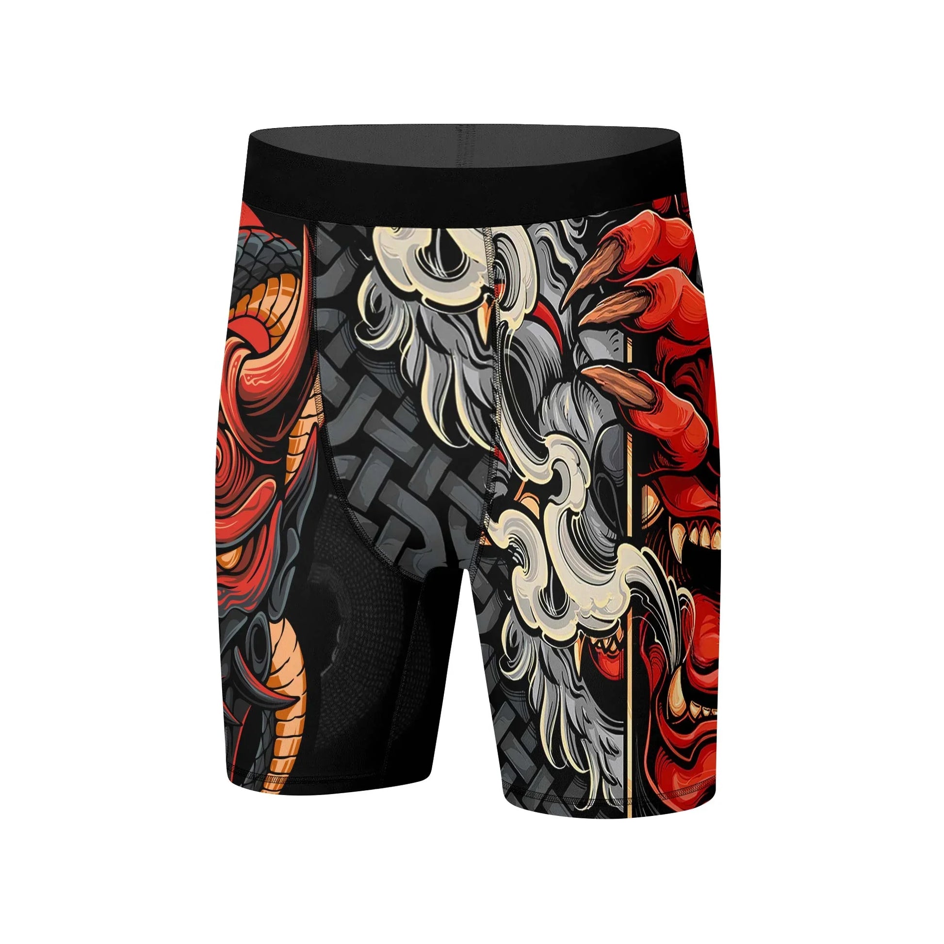 Infernal Hannya Compression Shorts