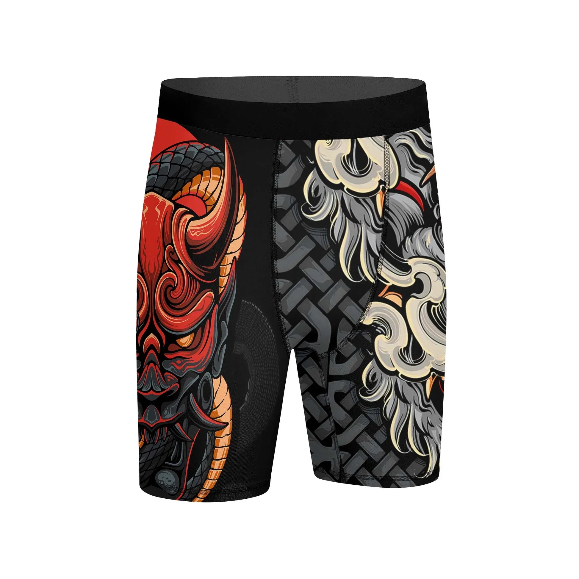 Infernal Hannya Compression Shorts