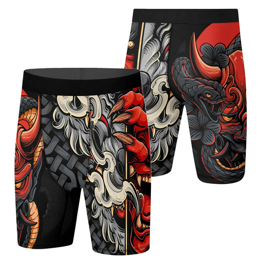 Infernal Hannya Compression Shorts
