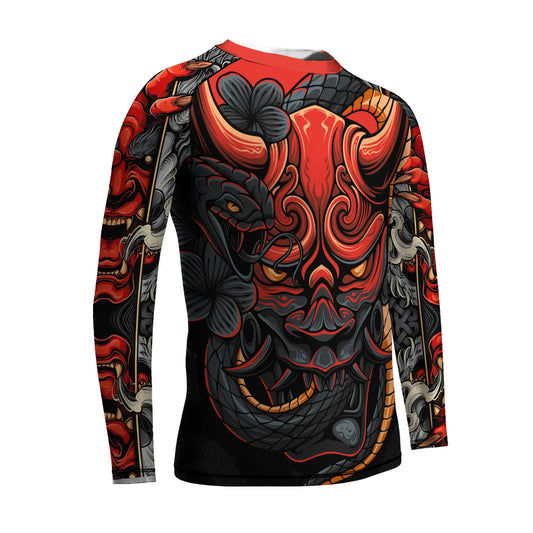 Infernal Hannya Kids Rash Guard