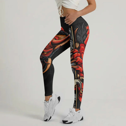Infernal Hannya Leggings