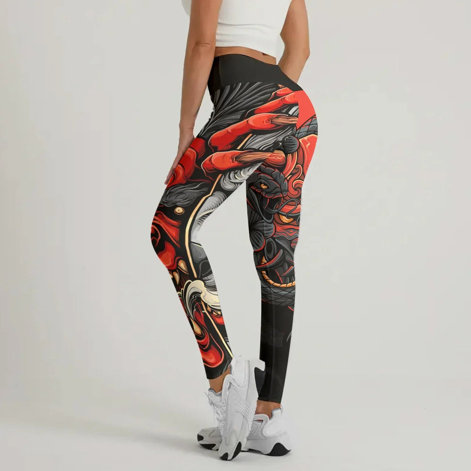 Infernal Hannya Leggings