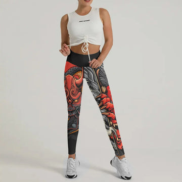 Infernal Hannya Leggings