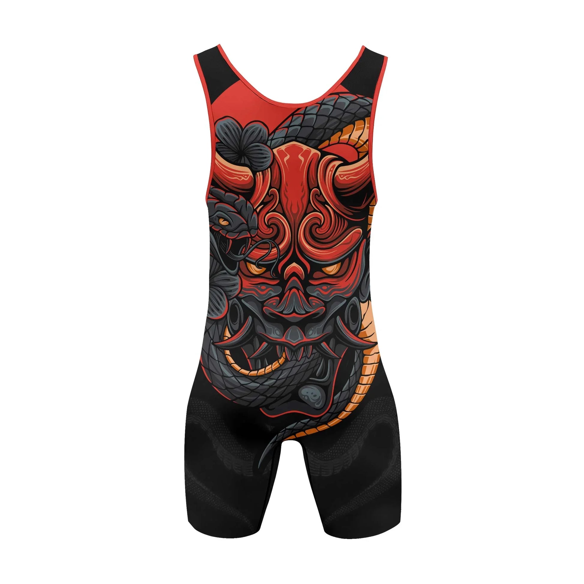 Infernal Hannya Wrestling Singlets