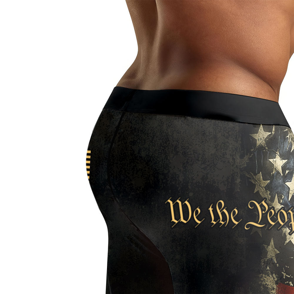 Iron Patriot Men's Compression Leggings