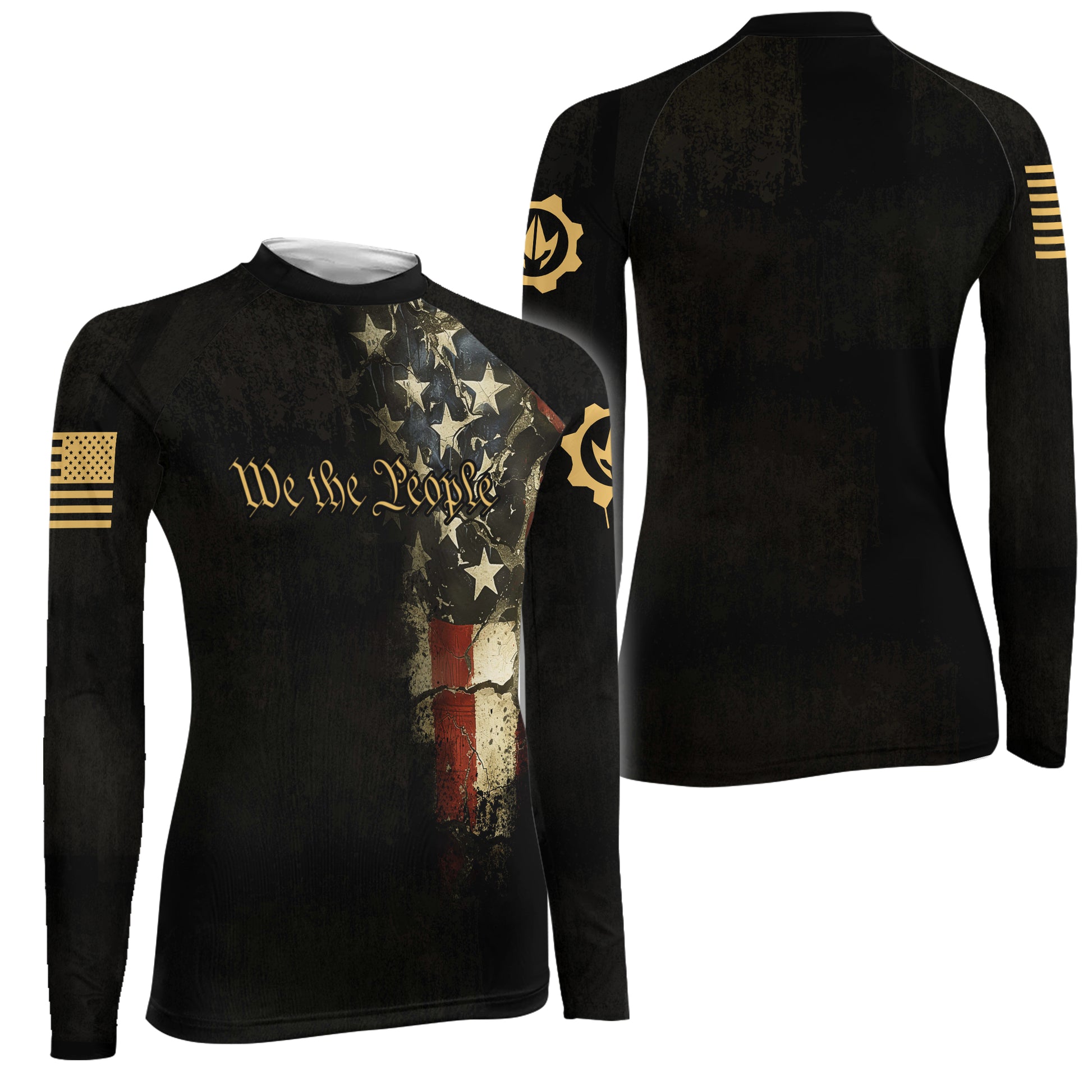 Iron Patriot Women's Long Sleeve Rash Guard