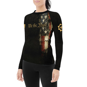 Iron Patriot Women's Long Sleeve Rash Guard