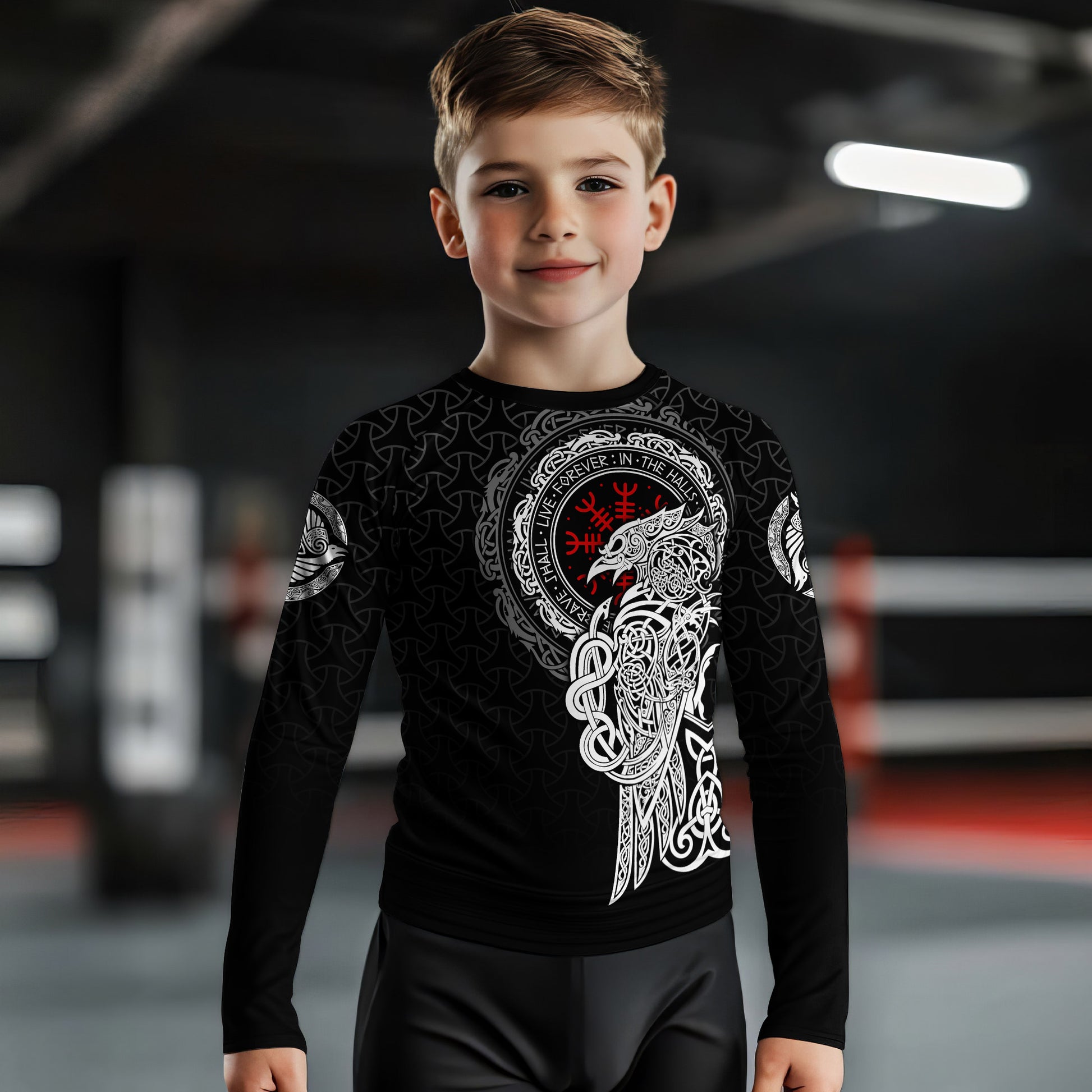Iron Raven Legion Kids Rash Guard