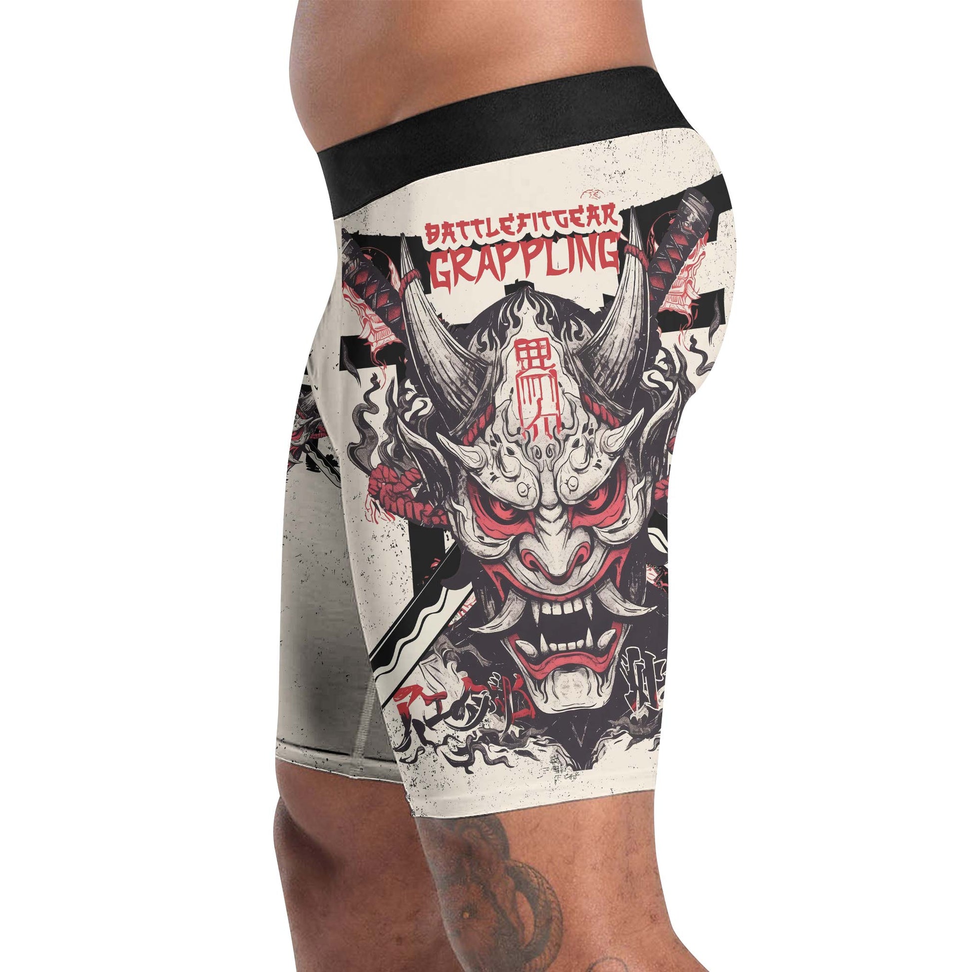 Ivory Demon Compression Shorts